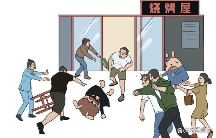 目击者称老板与打人者坐一桌吃饭，老板与与打人者究竟是什么关系？