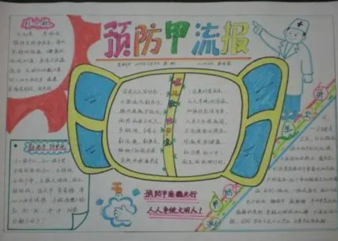 甲型流感手抄报内容