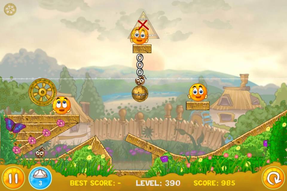 IPhone 保护橙子390关怎么过？？？