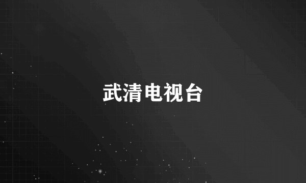 武清电视台