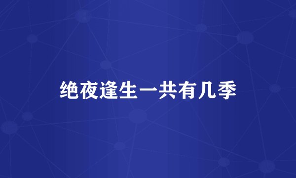 绝夜逢生一共有几季