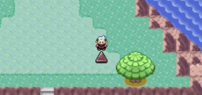 口袋妖怪漆黑的魅影诞生之岛的三角形怎么推