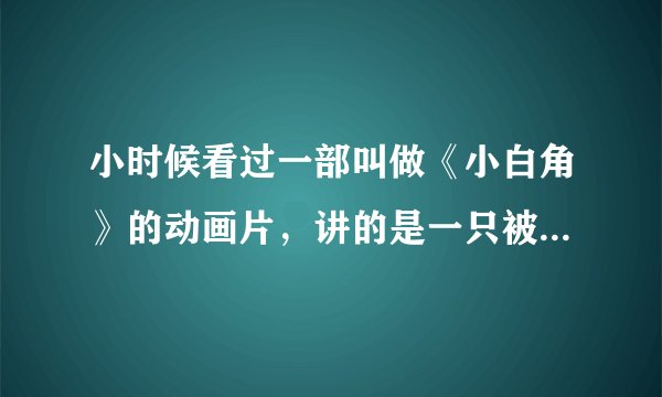 小时候看过一部叫做《小白角》的动画片，讲的是一只被众神嫉妒而放逐的小独角兽，这部动画是谁的作品啊？