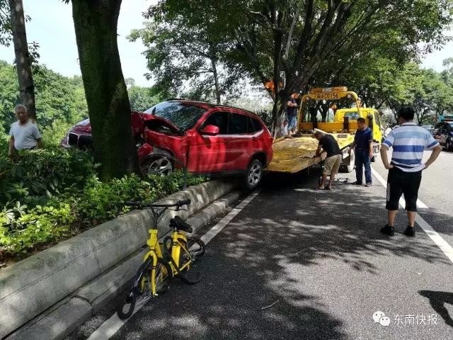 女子骑共享单车被宝马撞飞身亡了吗？