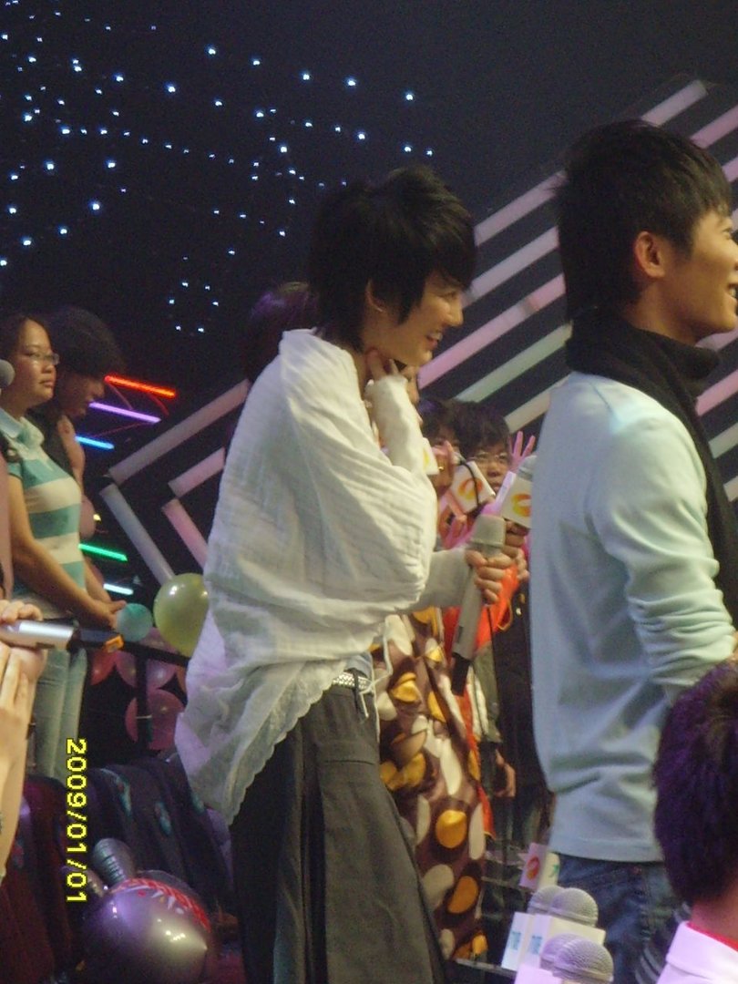 挑战麦克风的选手