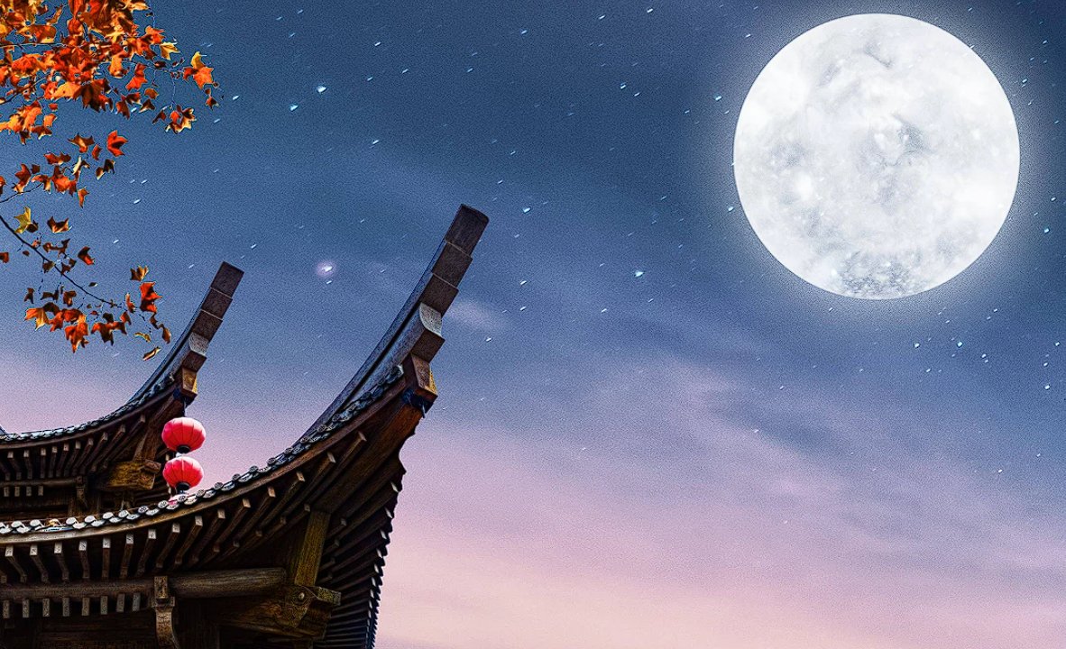 十五的月亮十六圆图片 祝福语