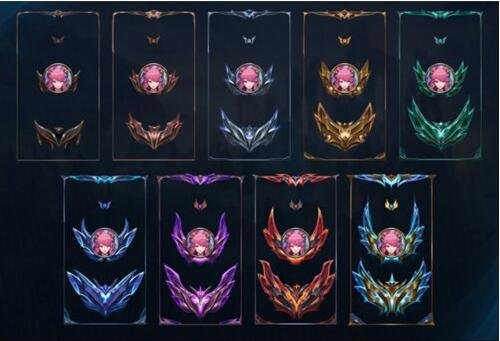 英雄联盟段位边框图片一览