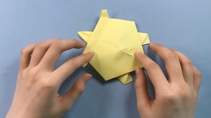 金钱龟折纸实拍教程