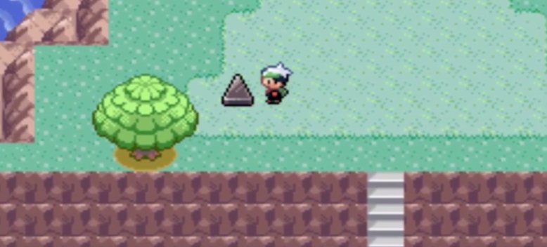 口袋妖怪漆黑的魅影诞生之岛的三角形怎么推