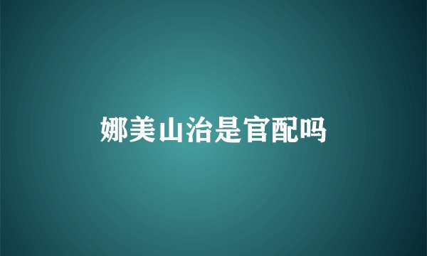 娜美山治是官配吗