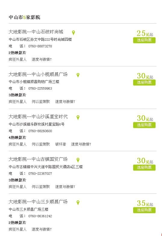 小榄大地数字影院 是不是在大润发