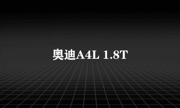 奥迪A4L 1.8T