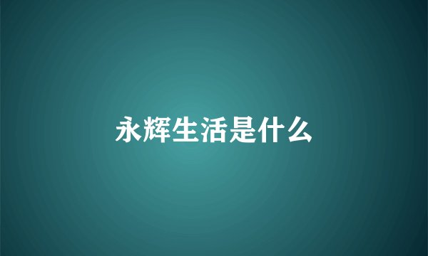 永辉生活是什么