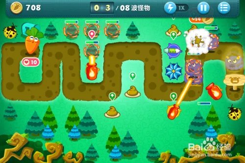 保卫萝卜挑战32关金萝卜经验和攻略