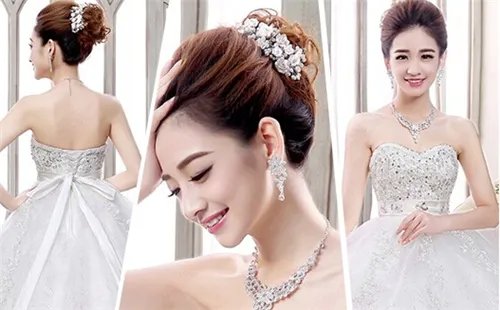 浪漫新娘发型图片 根据脸型打造新娘发型必知攻略