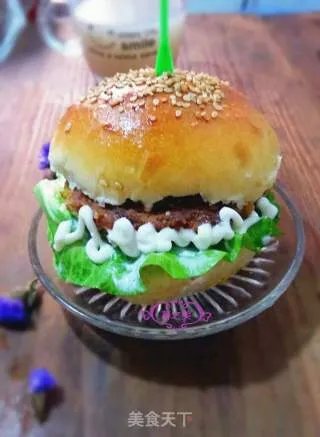 猪肉汉堡包