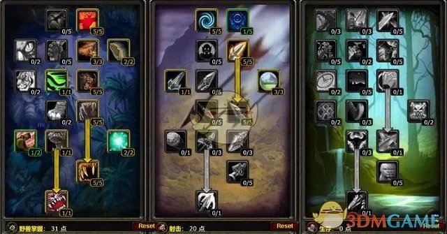 《魔兽世界》怀旧服猎人天赋图推荐