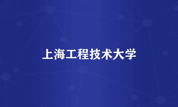 上海工程技术大学