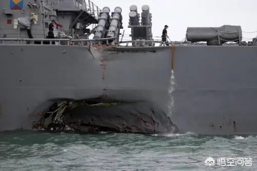 美国 军舰 连续被撞