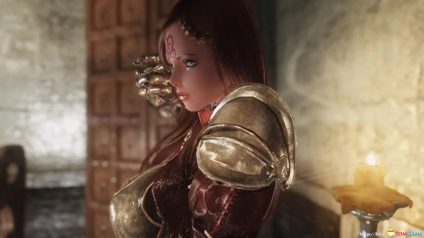 上古卷轴5 服装MOD 莱奥妮护甲 性感爆乳战斗铠甲