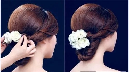 新娘跟妆发型图片        韩式新娘发型详细步骤