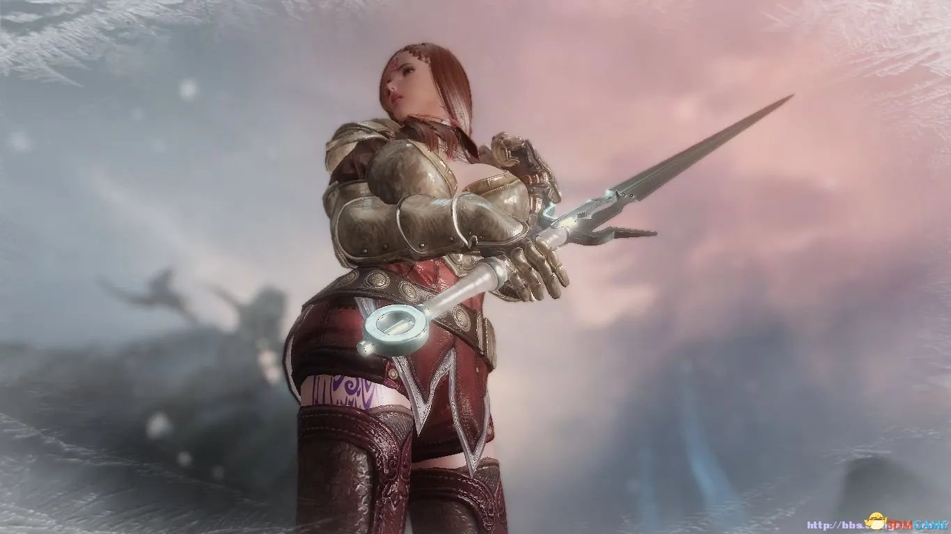 上古卷轴5 服装MOD 莱奥妮护甲 性感爆乳战斗铠甲