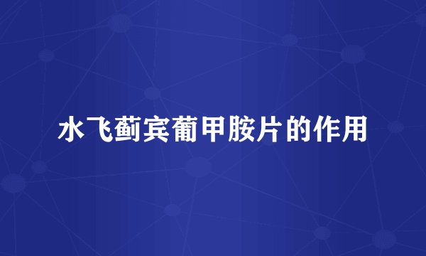 水飞蓟宾葡甲胺片的作用