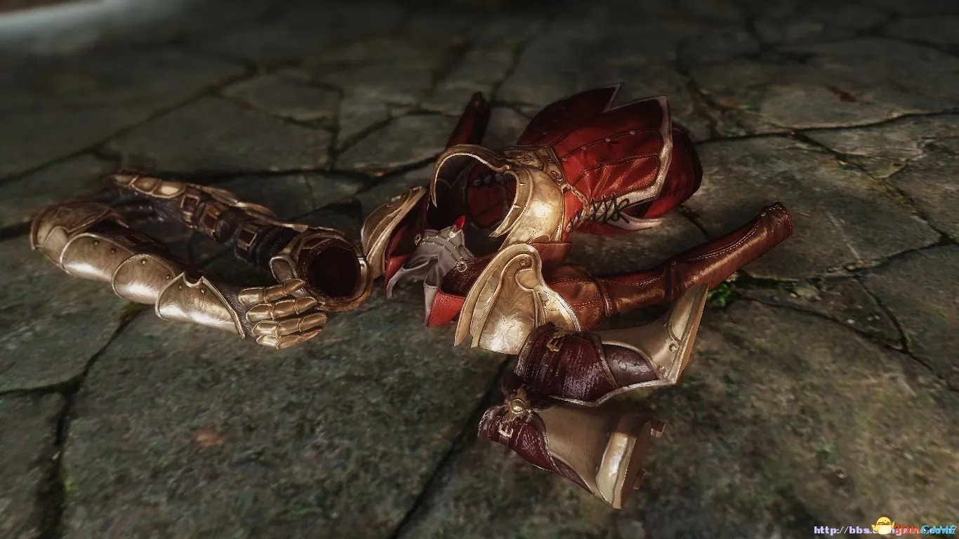 上古卷轴5 服装MOD 莱奥妮护甲 性感爆乳战斗铠甲