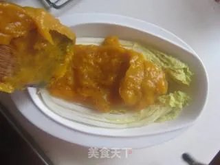 南瓜酱焗娃娃菜
