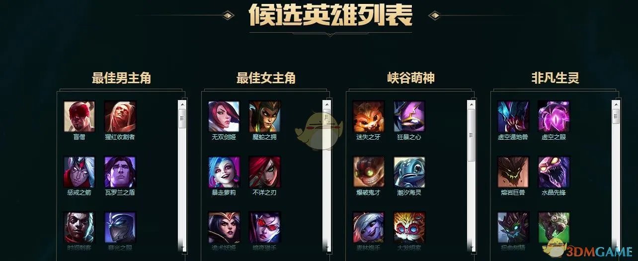 《LOL》第4位永久免费英雄投票地址分享