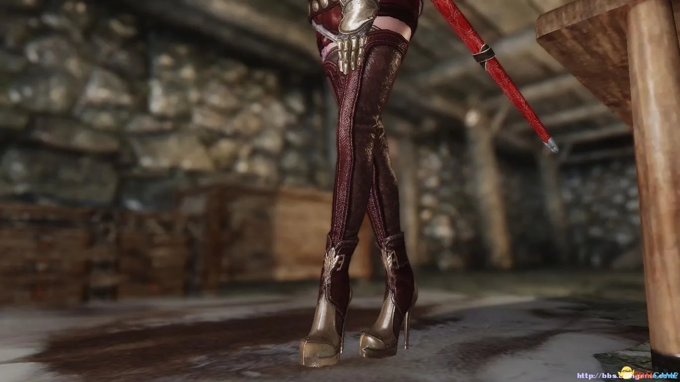 上古卷轴5 服装MOD 莱奥妮护甲 性感爆乳战斗铠甲