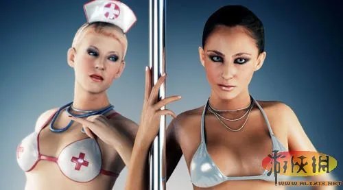 《杀手5：赦免》47号艳遇 性感CG女郎钢管争艳