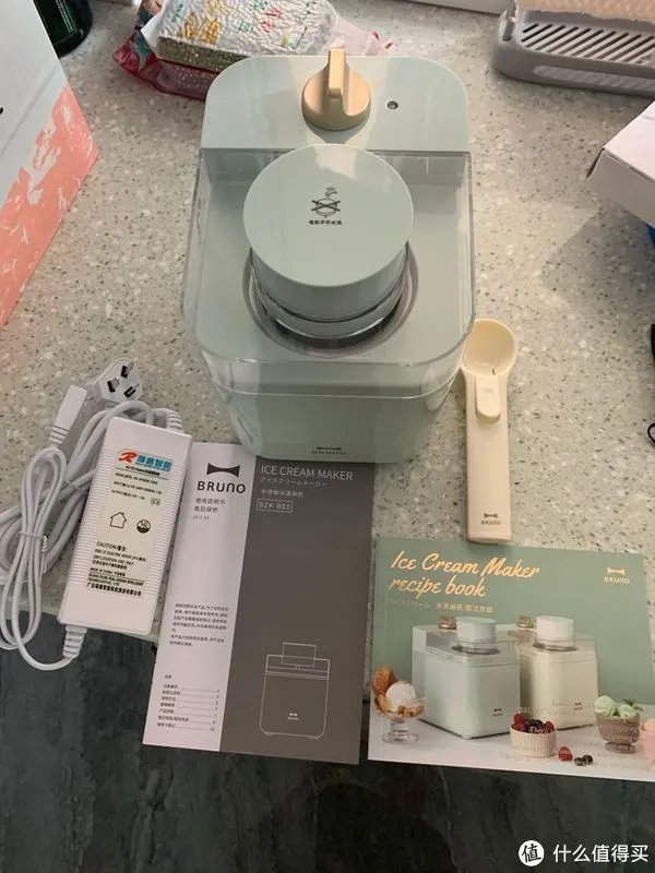 不用提前冷冻冰桶的Bruno冰淇淋机入手初体验