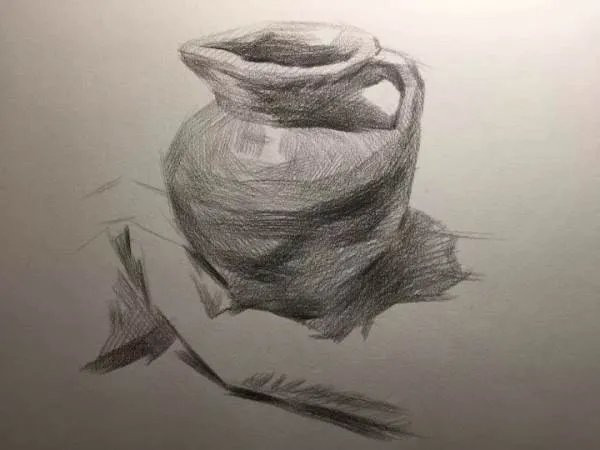 素描静物作画步骤图，有图的，有步骤的