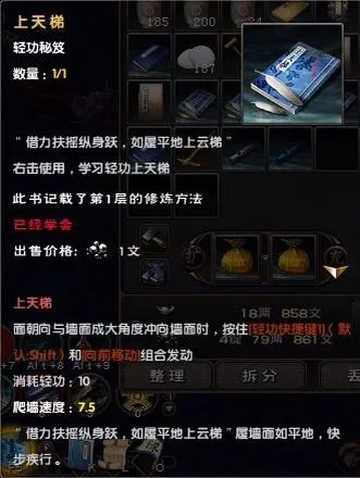 飞檐走壁上天梯轻功解析_九阴手游