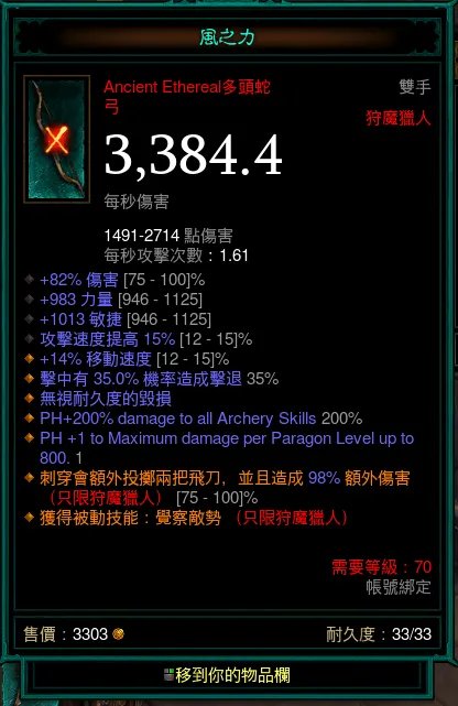 暗黑3全职业无形装备一览