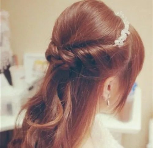 新娘跟妆发型图片        韩式新娘发型详细步骤