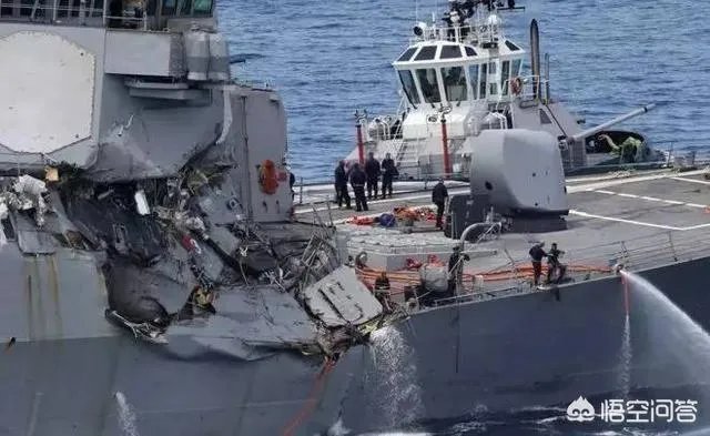 美国 军舰 连续被撞