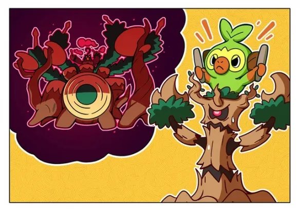 御三家叠叠乐！［宝可梦超极巨化］曝另类呆萌模样！