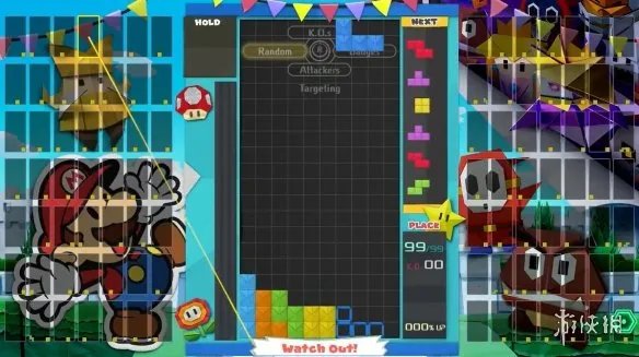 《俄罗斯方块99》联动《纸片马里奥》 主题免费领！