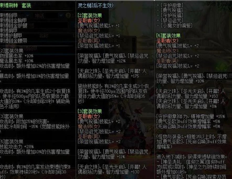 《DNF》100级重甲排行