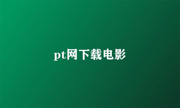 pt网下载电影