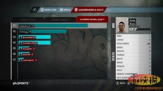 《FIFA街头足球》游戏新图 社交网站版在线模式