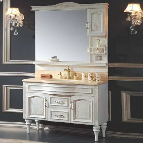 美式浴室柜效果图欣赏 时尚美式浴室柜图片大全