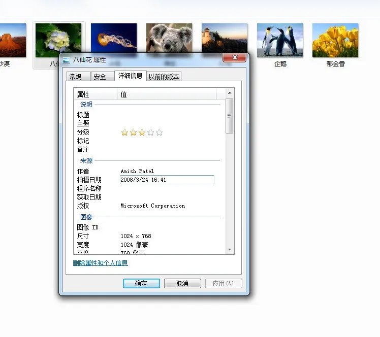 XP系统鼠标放在相片上的照相时间怎么修改