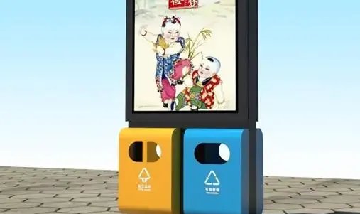 垃圾桶广告灯箱厂家