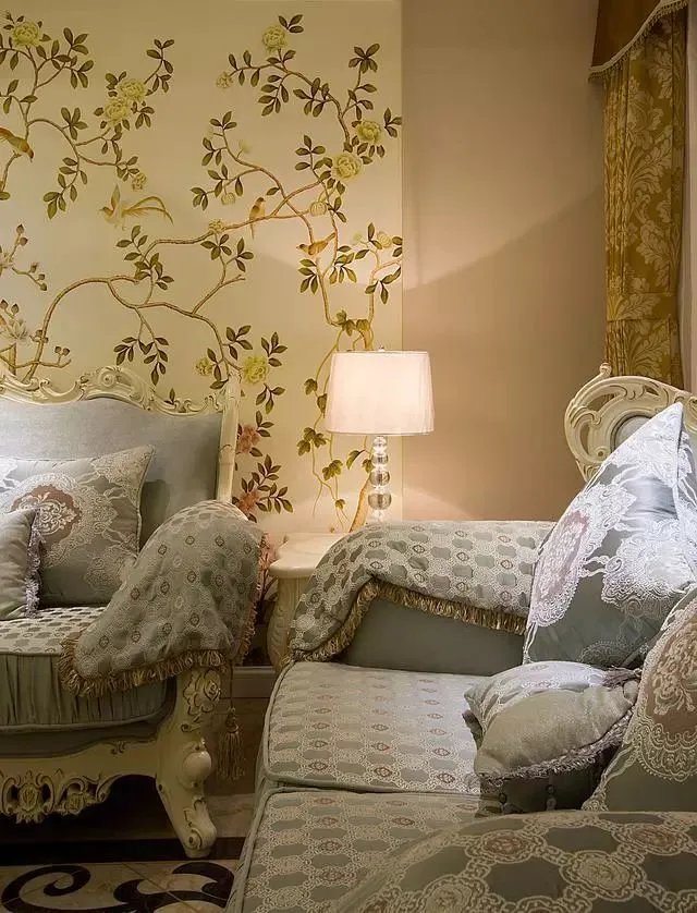 145㎡欧式三居室，清新的色彩搭配，给人一种复古的轻奢感！