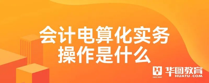 会计电算化实务操作是什么