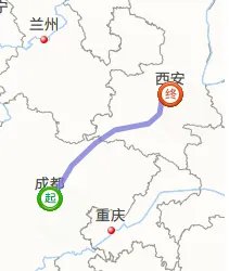 成都到西安有多少公里