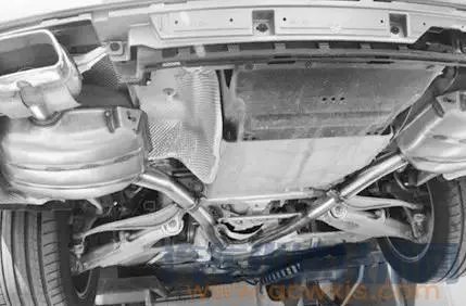 汽车排气管改装实例分解图